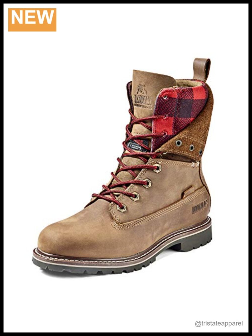 Women's Waterproof Mid-Calf Work Boots with Thinsulate Insulation